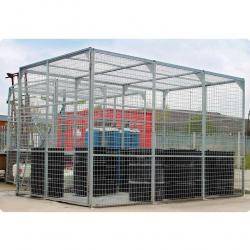 External Storage Cage - Galvanised - UK800291