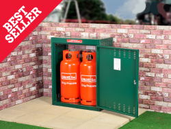 Gas Storage Cage - 2 x 19KG Propane Cage - Calor Approved  