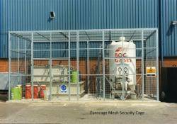 Eurocage Mesh Security Cage - Painted - Two Sided 2440x4880x2440mm IPO-004 Warehouse Ladder
