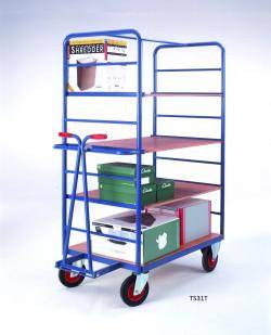 Heavy Duty Steel Shelf Trucks  TS36 Warehouse Ladder