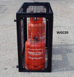 Britgas Gas Bottle Cage - Medium Cylinder Storage Warehouse Ladder